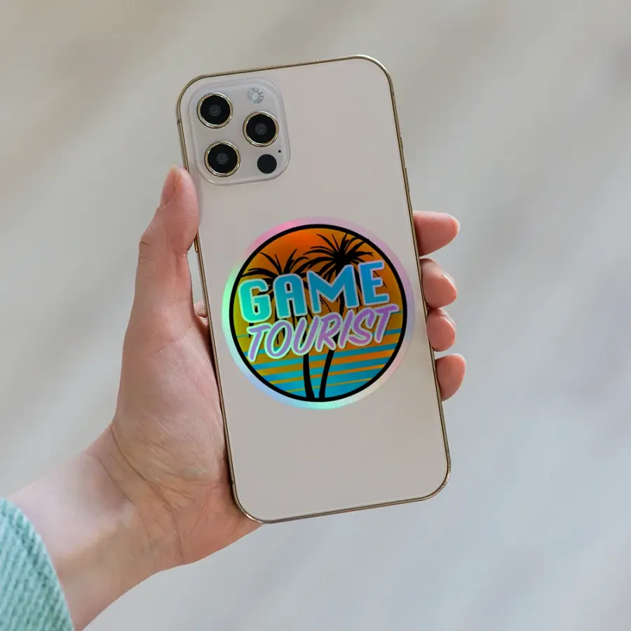 Game Tourist Holographic Sticker product image (6)