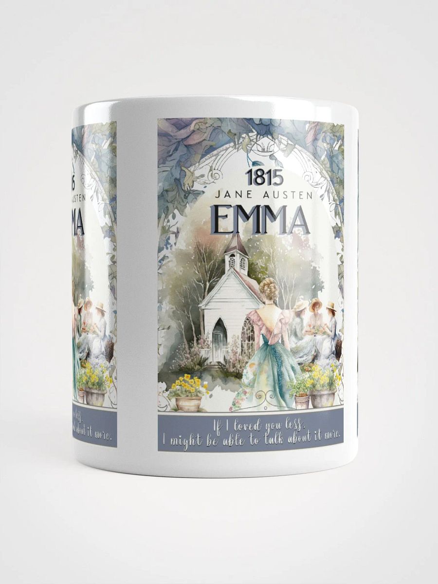 Jane Austen Coffee Mug, Emma Historical Romance Coffee Cup Bookish Literary Jane Austen Fan Art Gift for Her, Bookclub Gift product image (5)