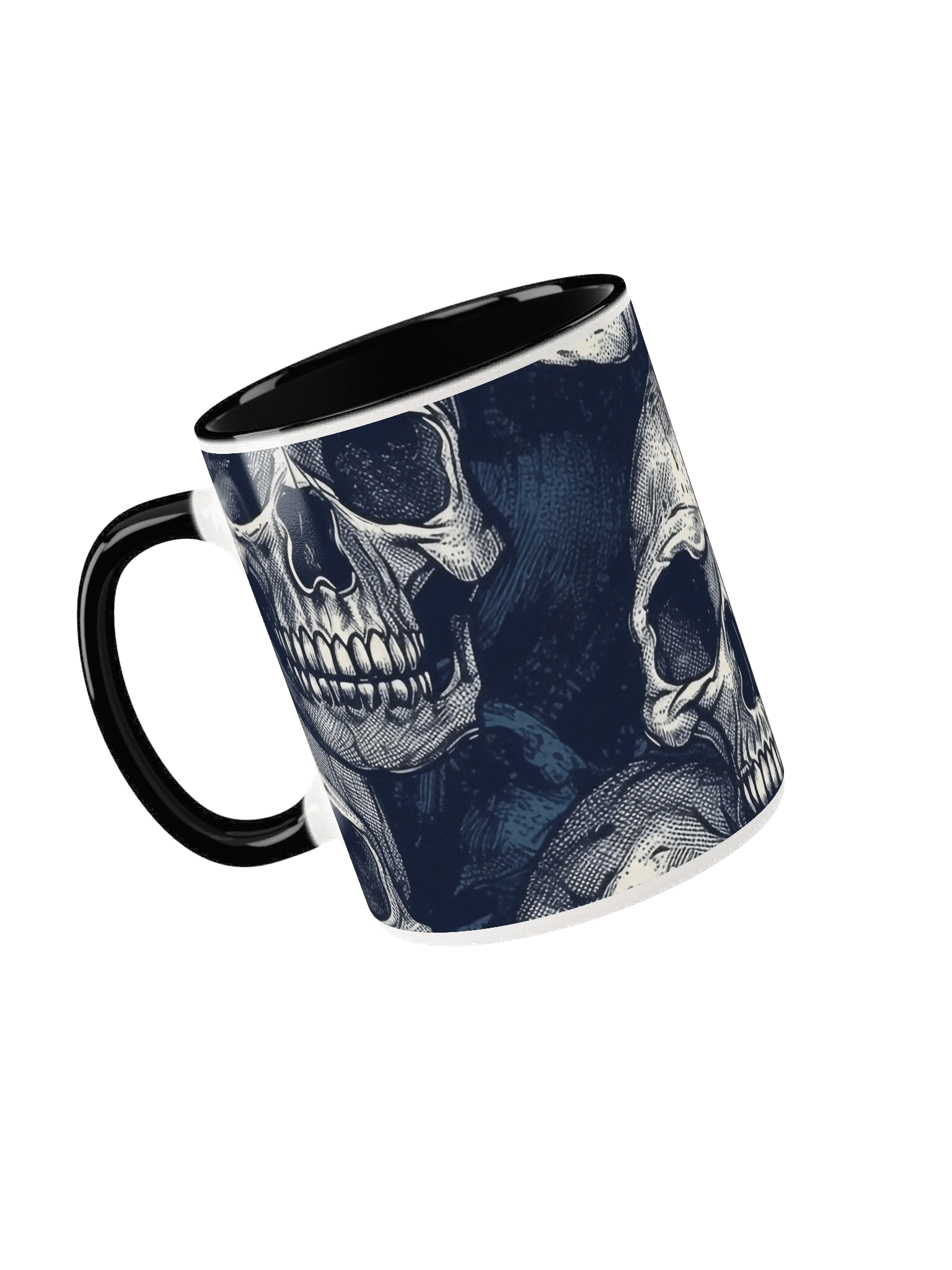 Engraved Skulls Ceramic Mug product image (6)