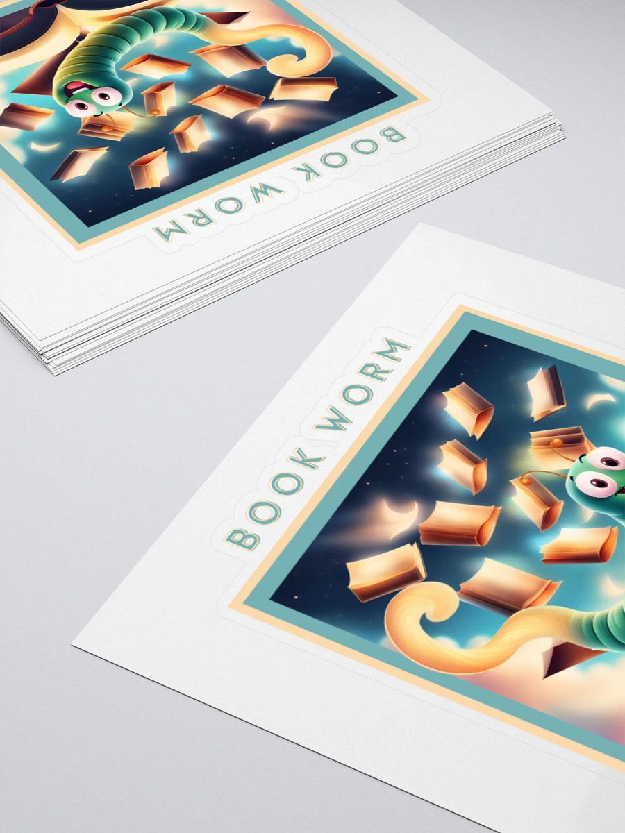 Book Worm at Work Stickers product image (11)