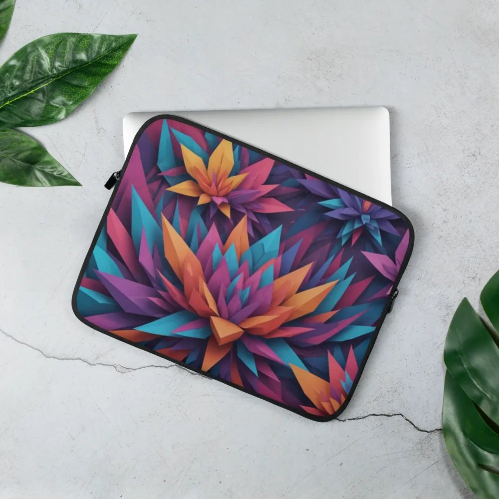 Floral Geometry Laptop Sleeve product image (3)