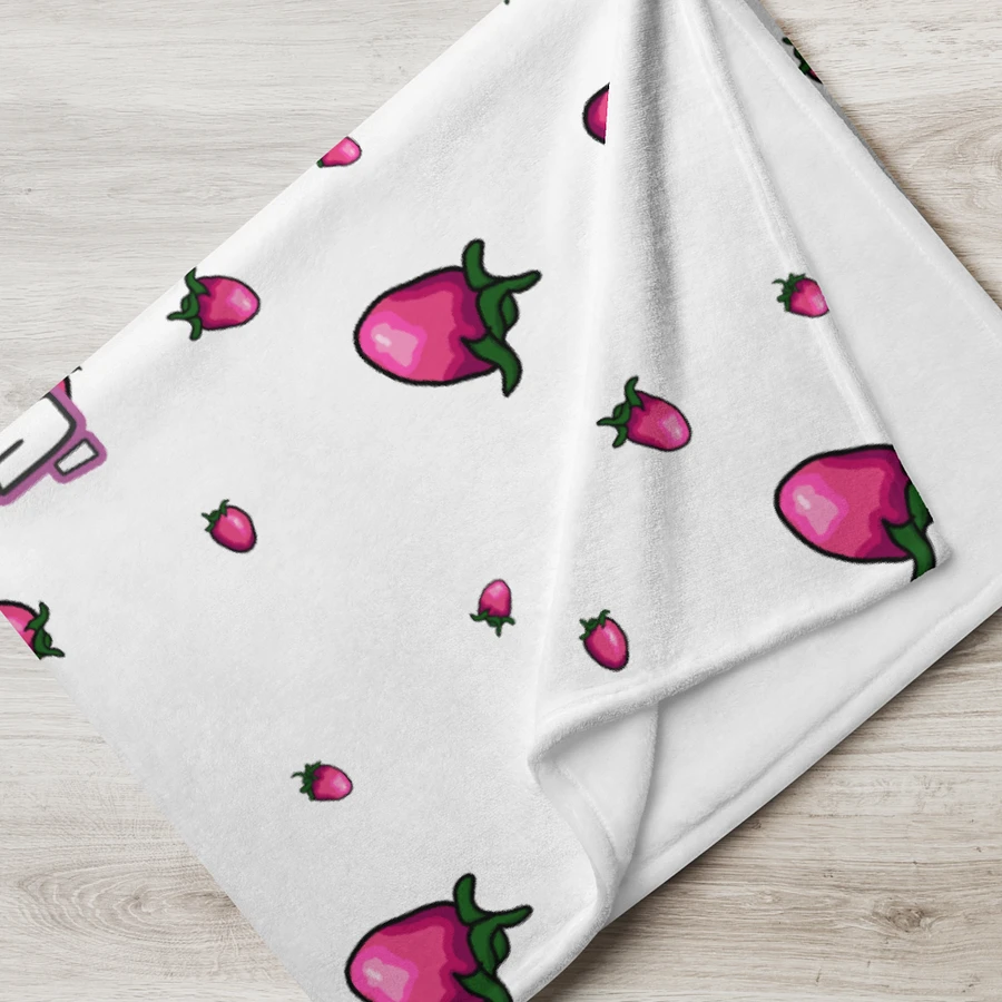 Strawberry Throw // Throw Blanket by Allcolor product image (5)