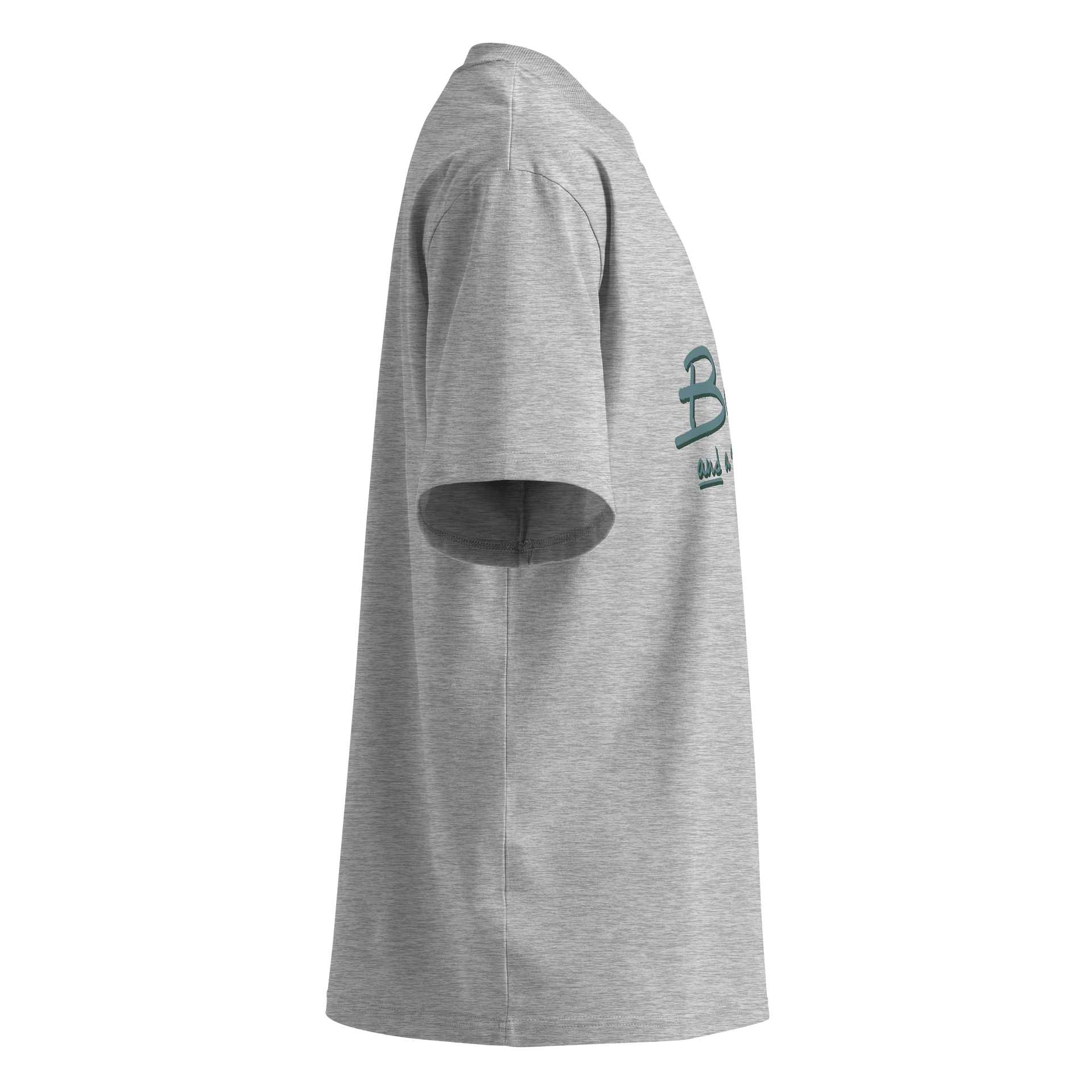 Bubbly and a B*tch (forest print) unisex boxy tee product image (4)