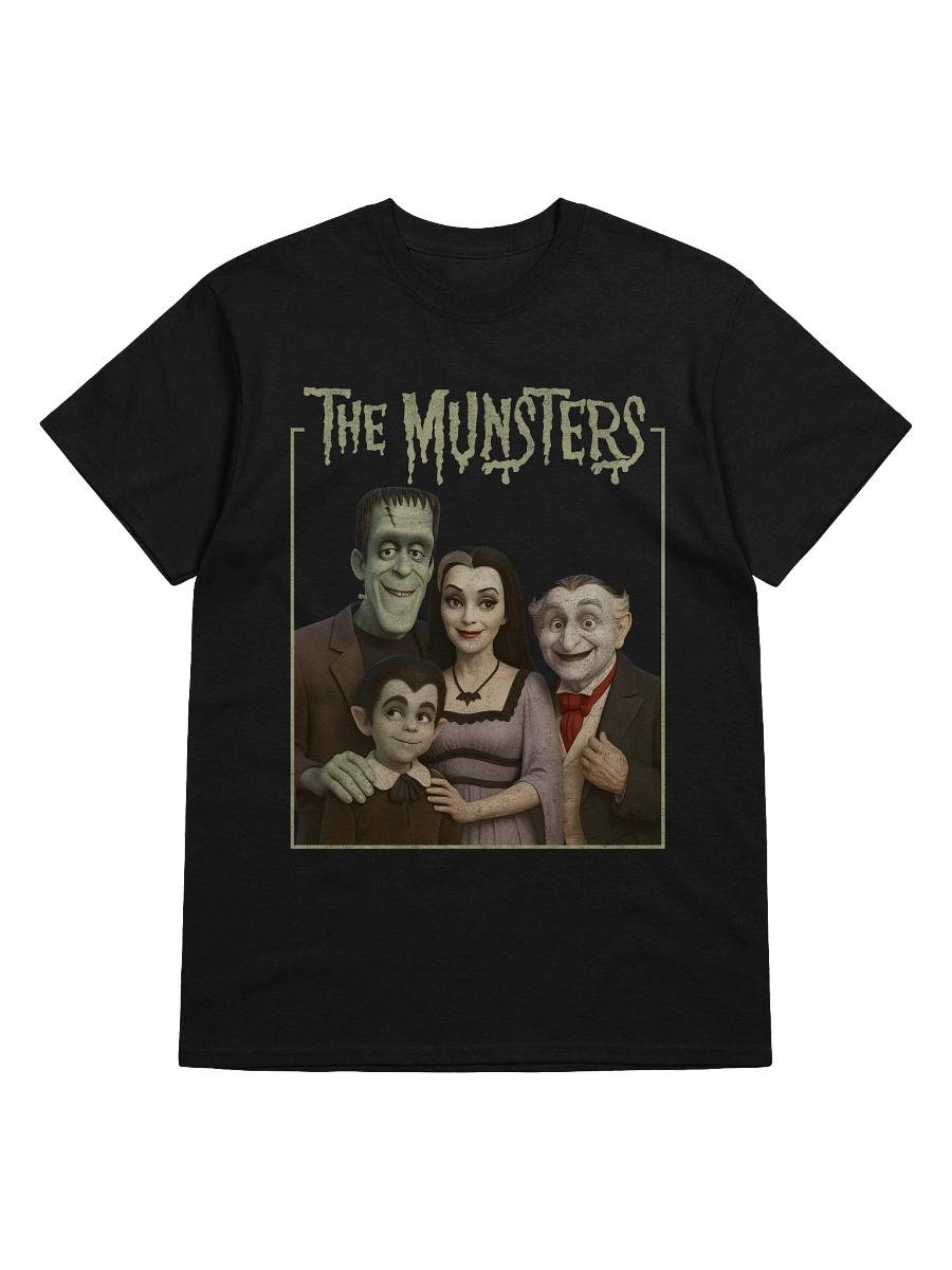 Munsters Family Portrait Vintage Halloween Tee product image (6)