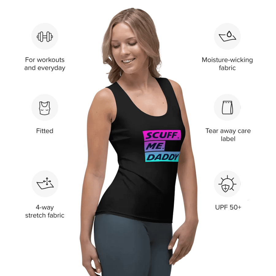 SCUFF ME DADDY WOMEN'S FITTED TANK TOP product image (7)