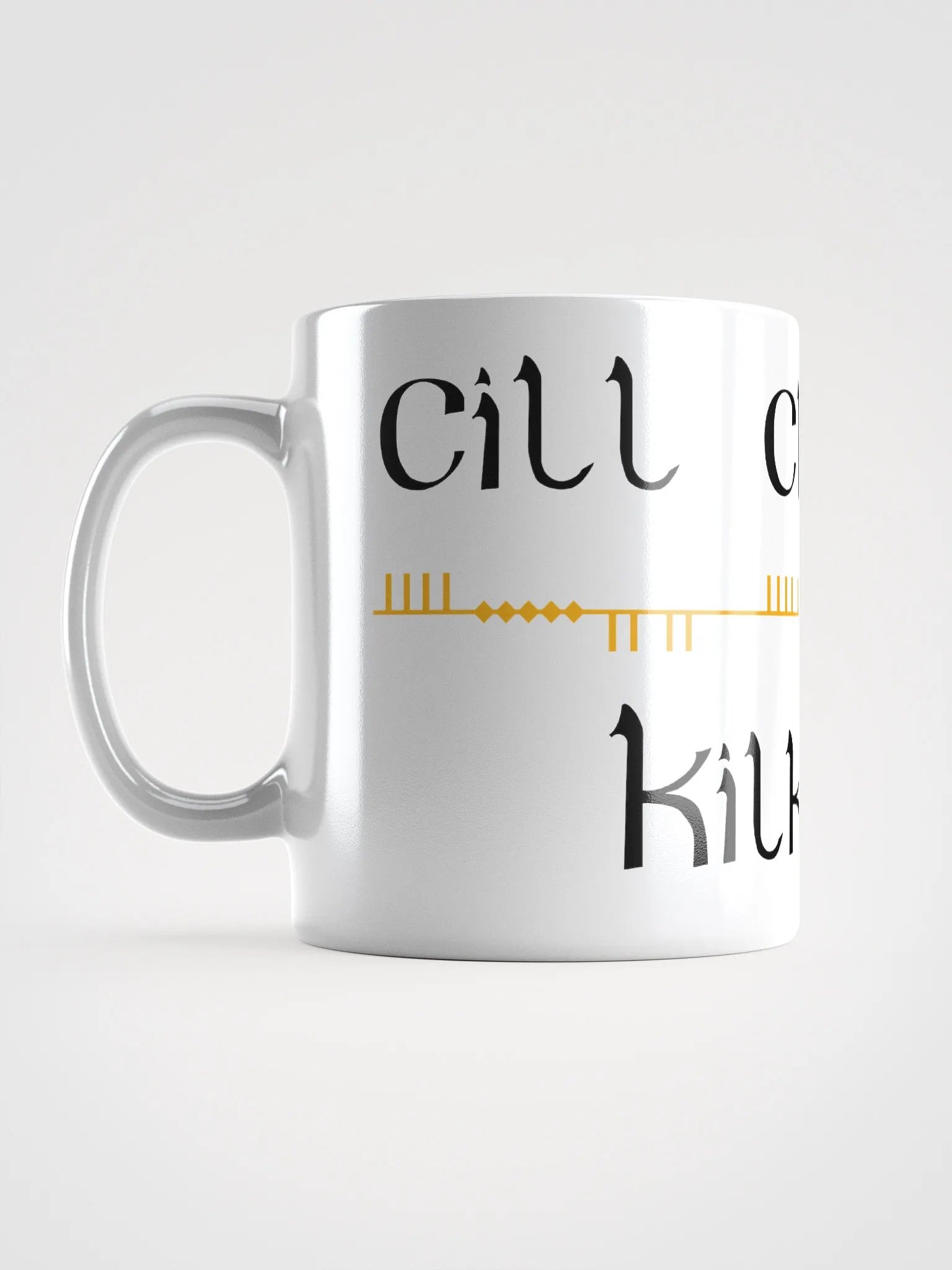 Kilkenny/Cill Chainnigh Scholastic style Ogham Mug product image (6)