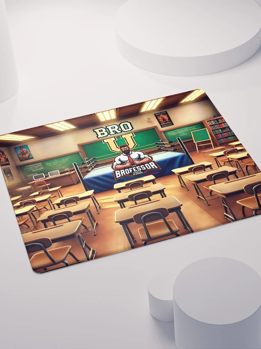 Bro U Wrestling Classroom Gaming Mouse Pad product image (4)