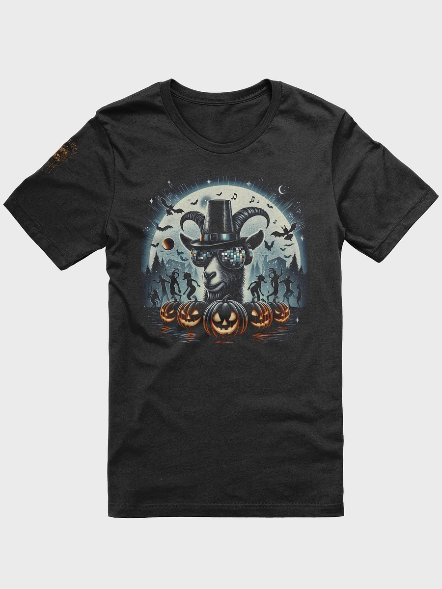 2024 Halloween Disco Goat Graveyard Party Tee - Black product image (1)