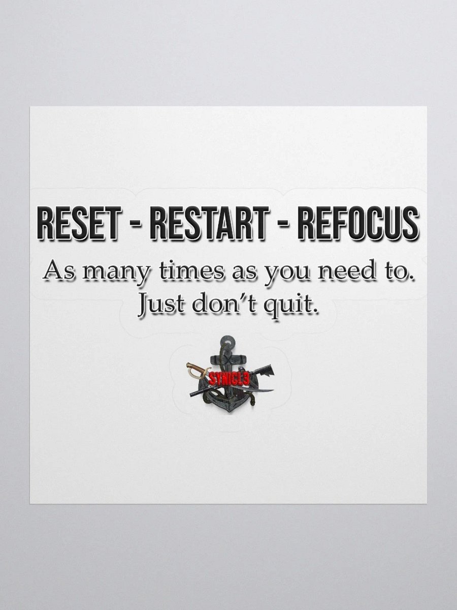 Positivity - Reset Sticker product image (12)