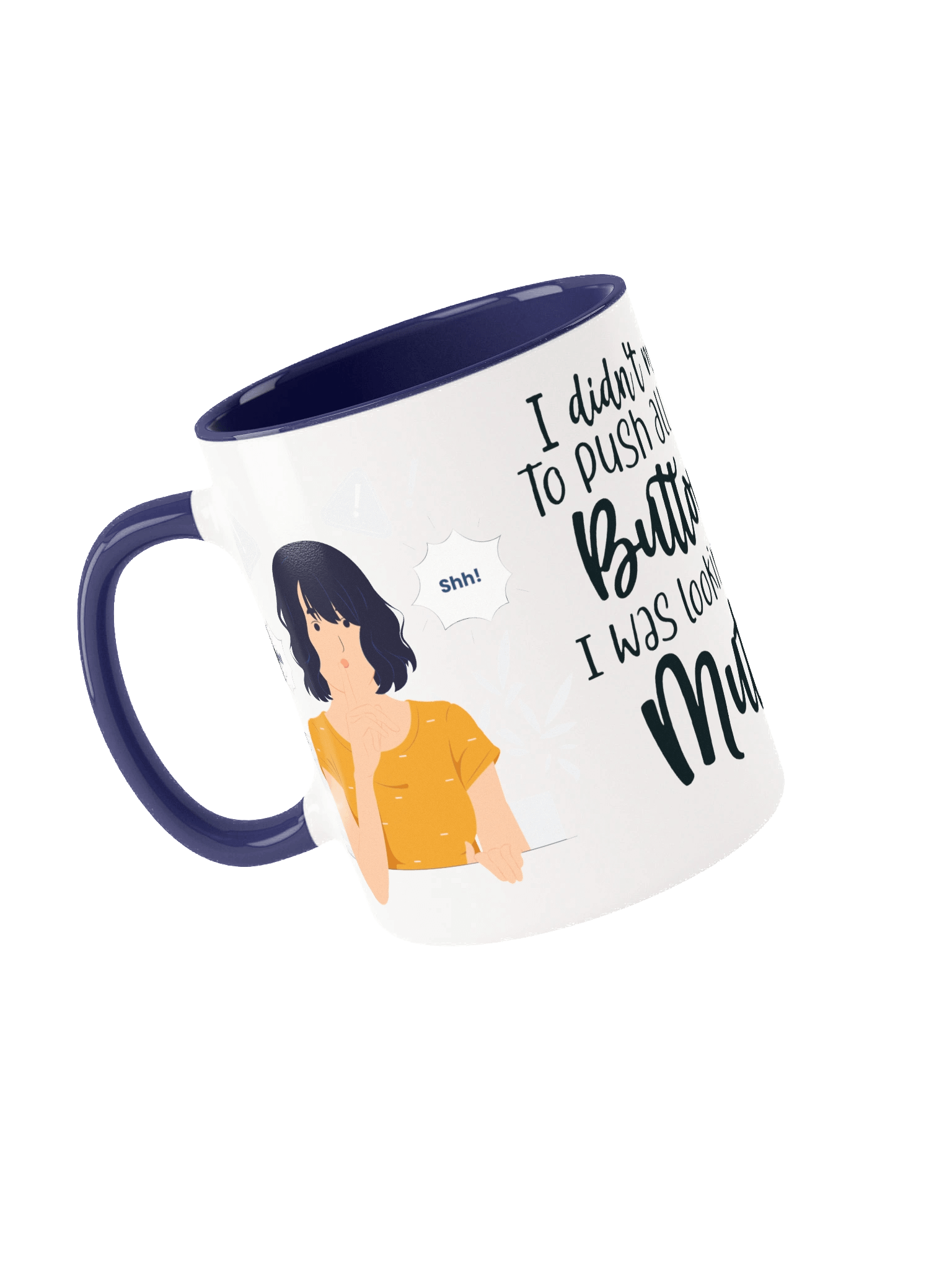 Whispering Shh! Ceramic Mug product image (21)