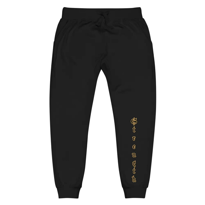 Divine Strength Fleece Unisex Joggers product image (1)