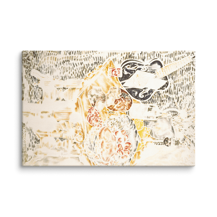 Still Life with Salmon and Crab (1989) on canvas product image (1)