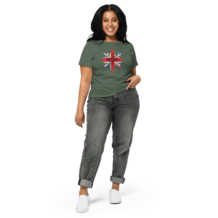 Womens Explosive Union Jack Short Tee product image (11)