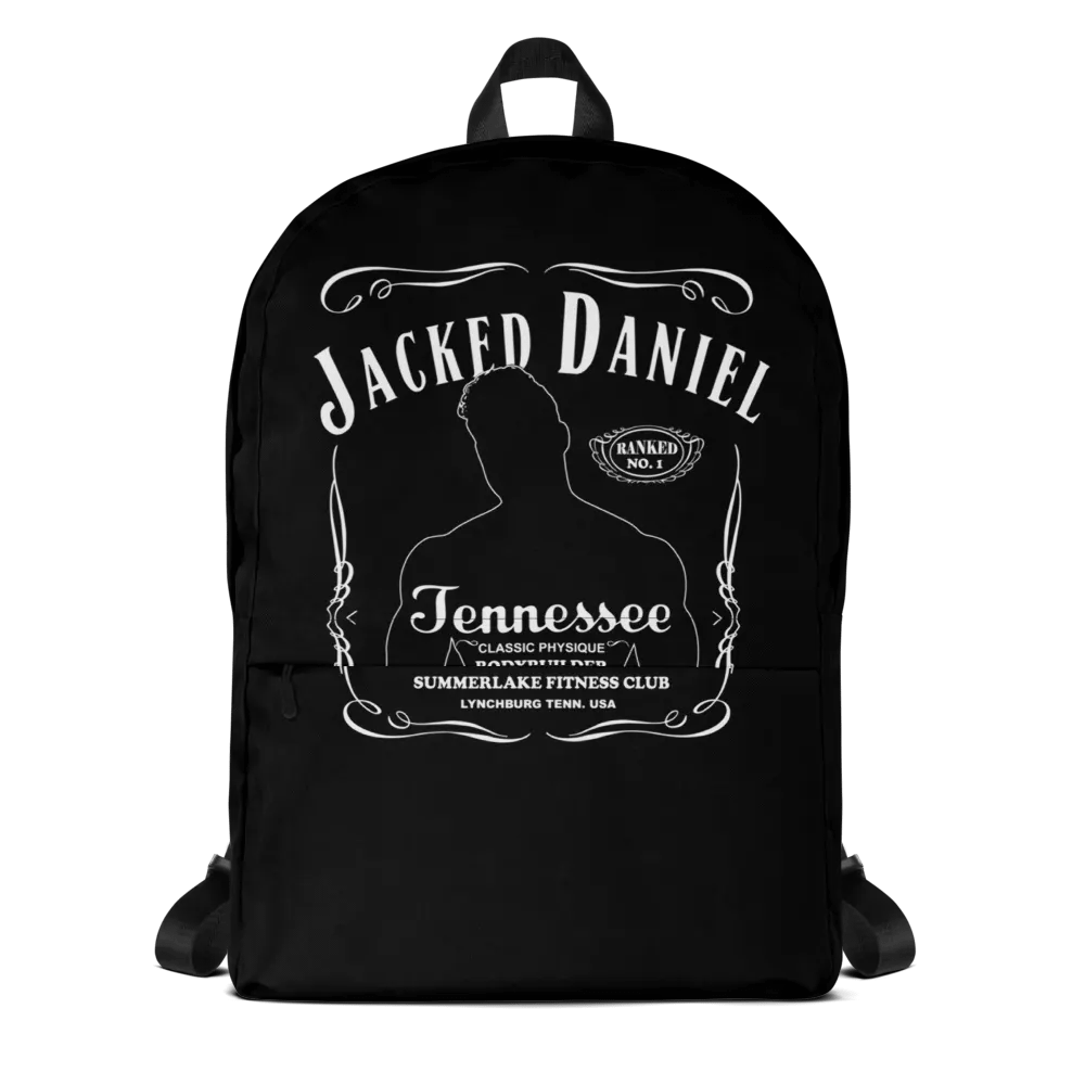 Jacked Daniel Large Print Backpack product image (1)