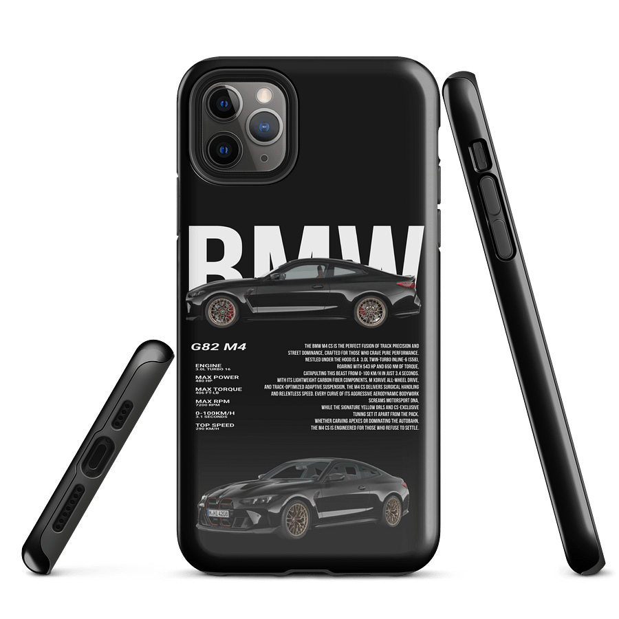 BMW G82 M4 iPhone Case – Shockproof Slim Fit Cover for iPhone – Car Enthusiast Gift Design product image (5)