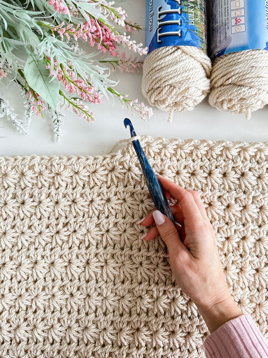 Chunk Star Stitch Blanket Crochet Pattern product image (3)