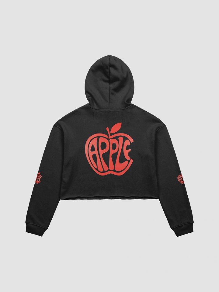 Stylized Apple Word Art Crop Hoodie product image (10)