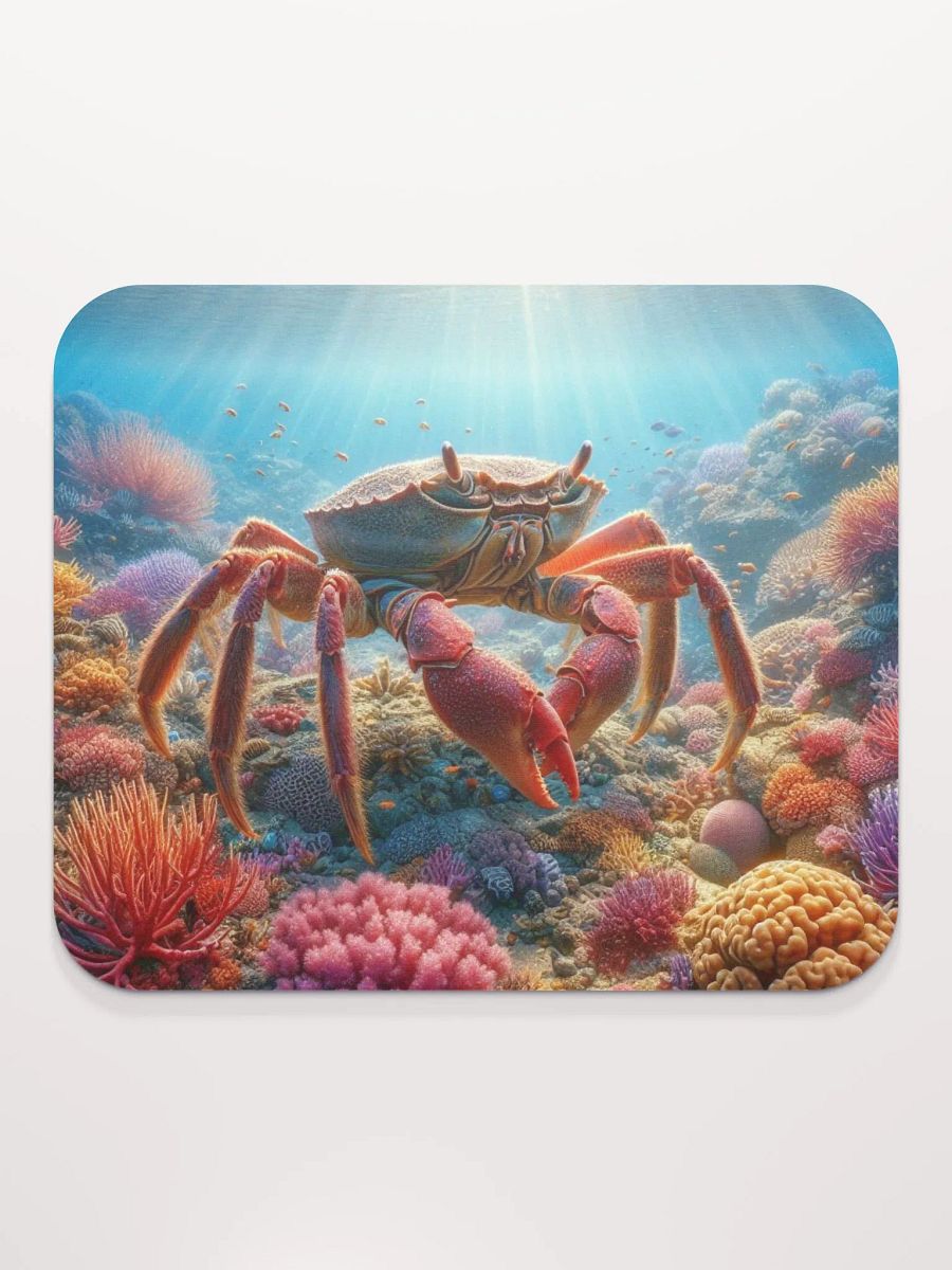 Reef Crab Adventure Mouse Pad | AI Design product image (2)