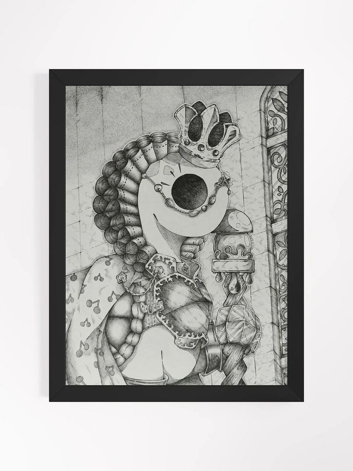 Poster avec cadre "la reine des tortues" product image (1)