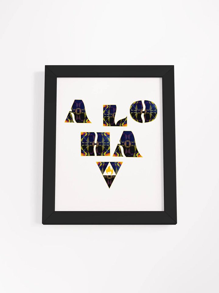 ALOHA LightSONG Heart Framed Poster product image (1)