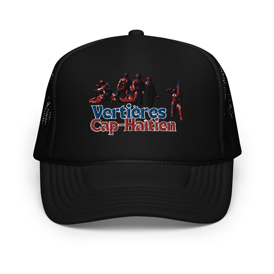 Vertières Cap-Haïtien Foam Trucker Hat product image (1)