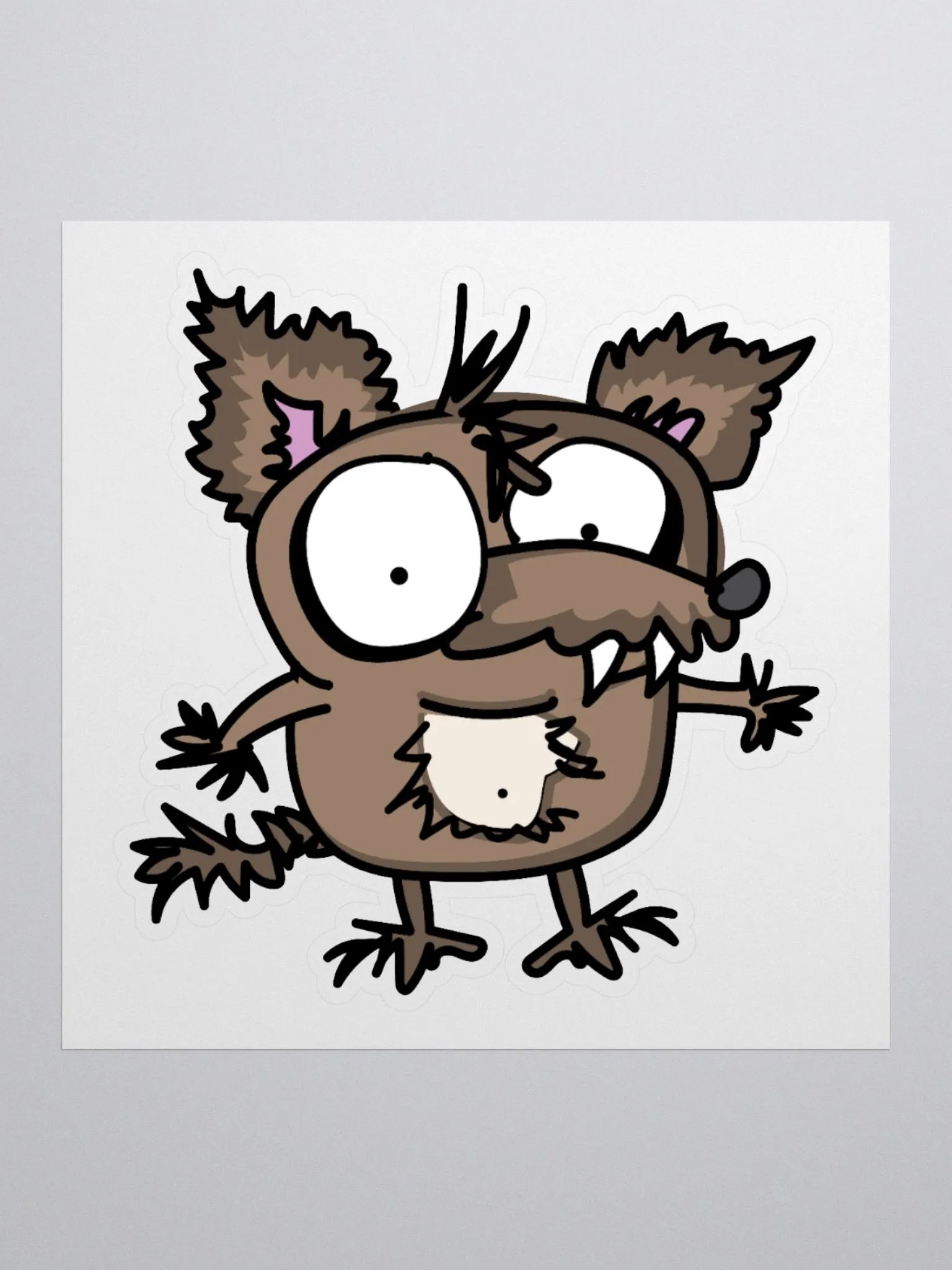 Jake the Wolf Sticker product image (1)
