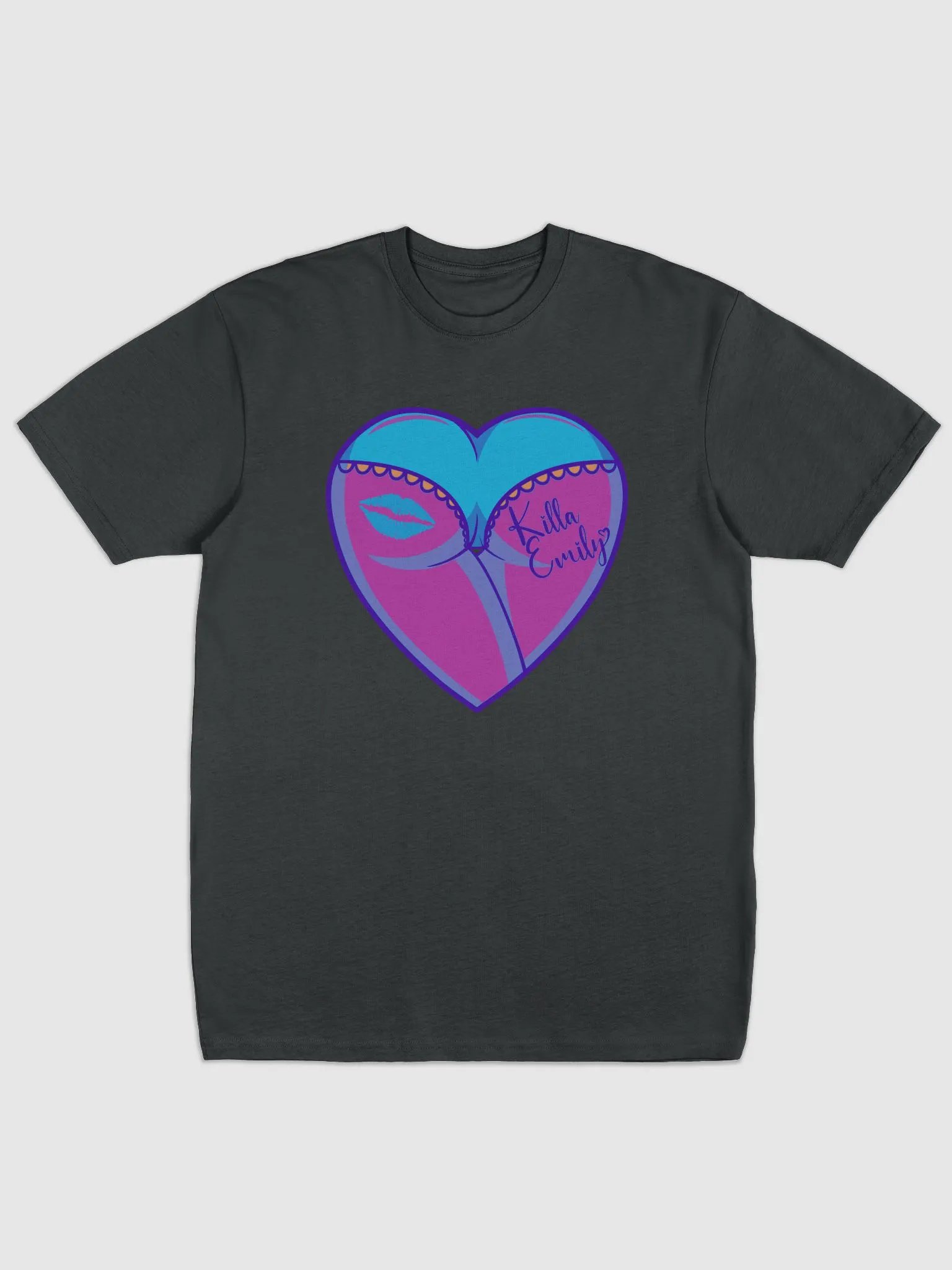 COLORFUL HEART BUTT TEE product image (1)