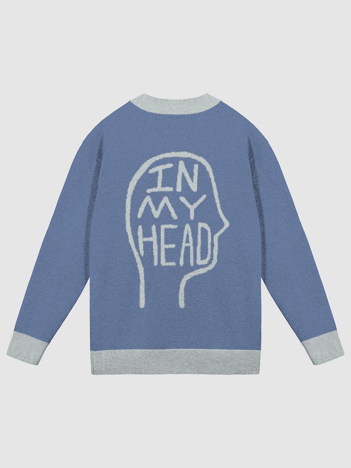 In My Head (lg. design, duotone blue) knitwear cardigan product image (10)