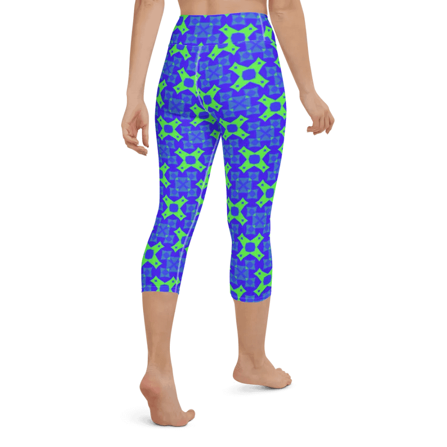 Grid Glamour Capri Leggings product image (3)