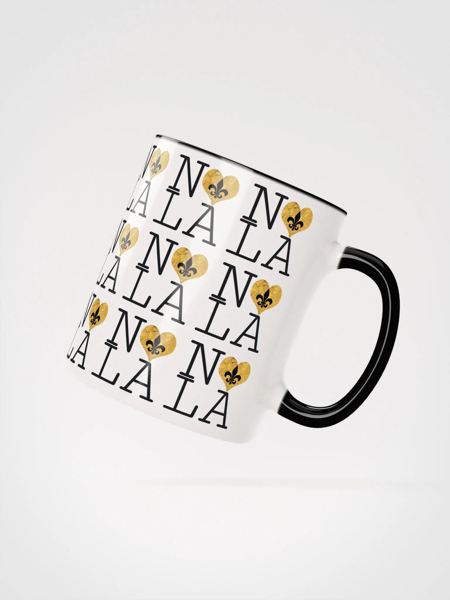 I LOVE NOLA **LEGACY COLOR MUG** (GOLD WRAP HEART FULL INFINITY) product image (22)