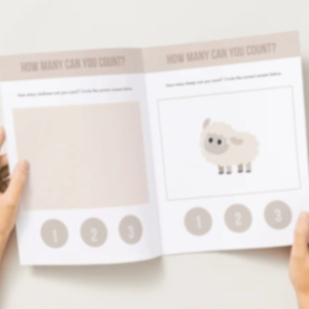 Toddler Learning Workbook 92 Pages | Preschool Printable Activities | Tracing, Counting, Colors, ABCs & Shapes product image (5)