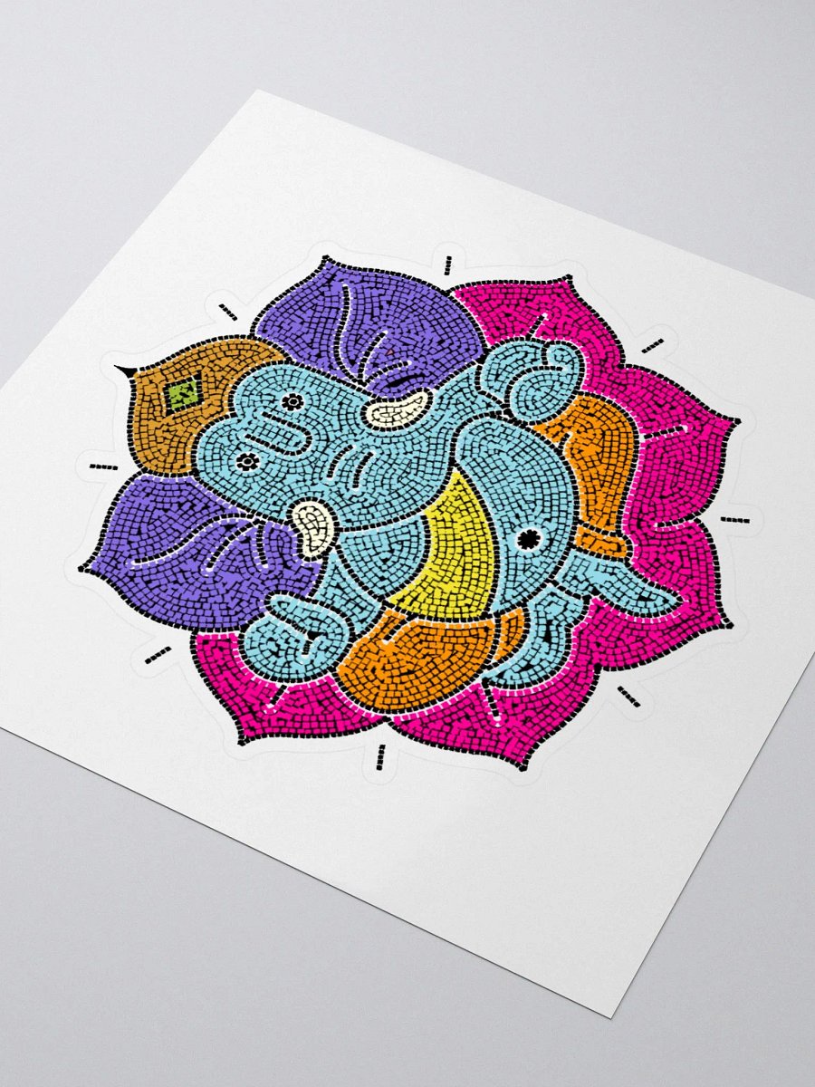 Ganesha Mosaic Kiss Cut Stickers product image (9)
