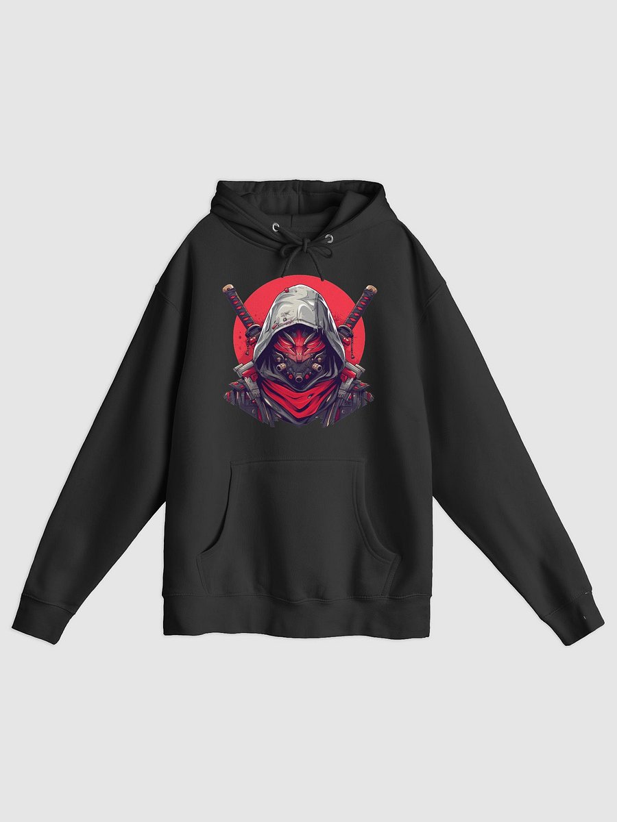 Samurai Ninja Graphic Black Hoodie product image (1)