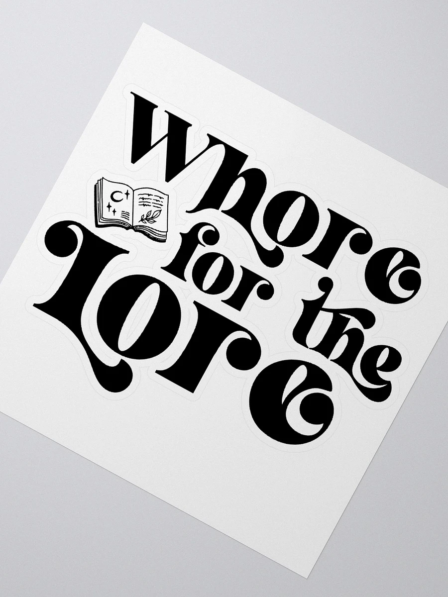 Whore for the Lore Sticker product image (2)