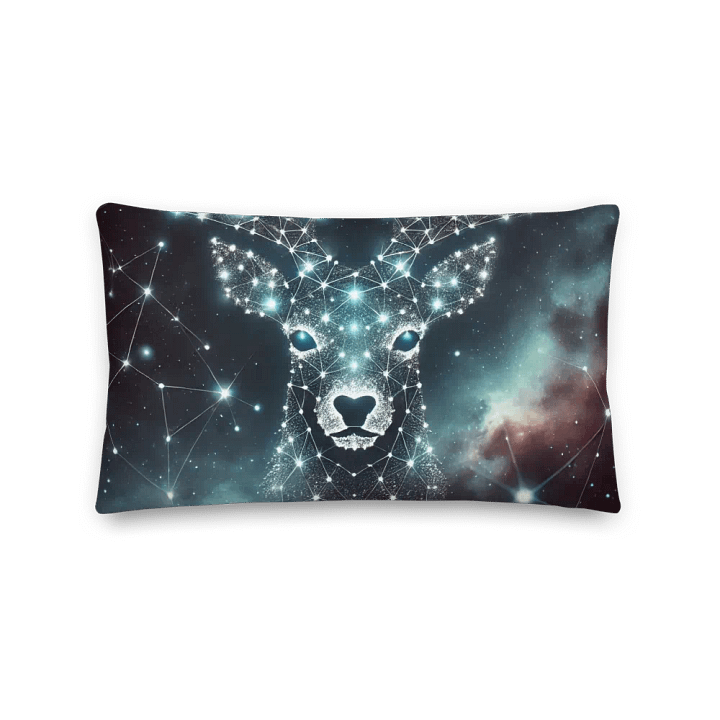 Starlit Reindeer Pillow - Winter 2024 product image (1)