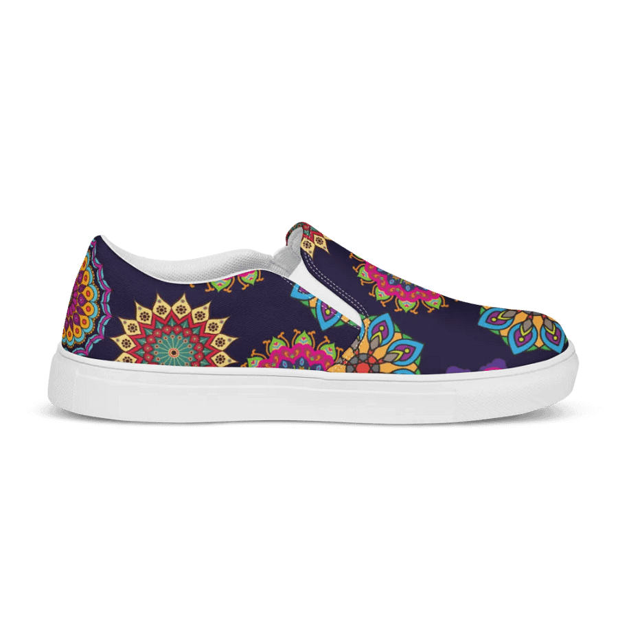 Kaleidoscope Mandala Slip-Ons product image (11)