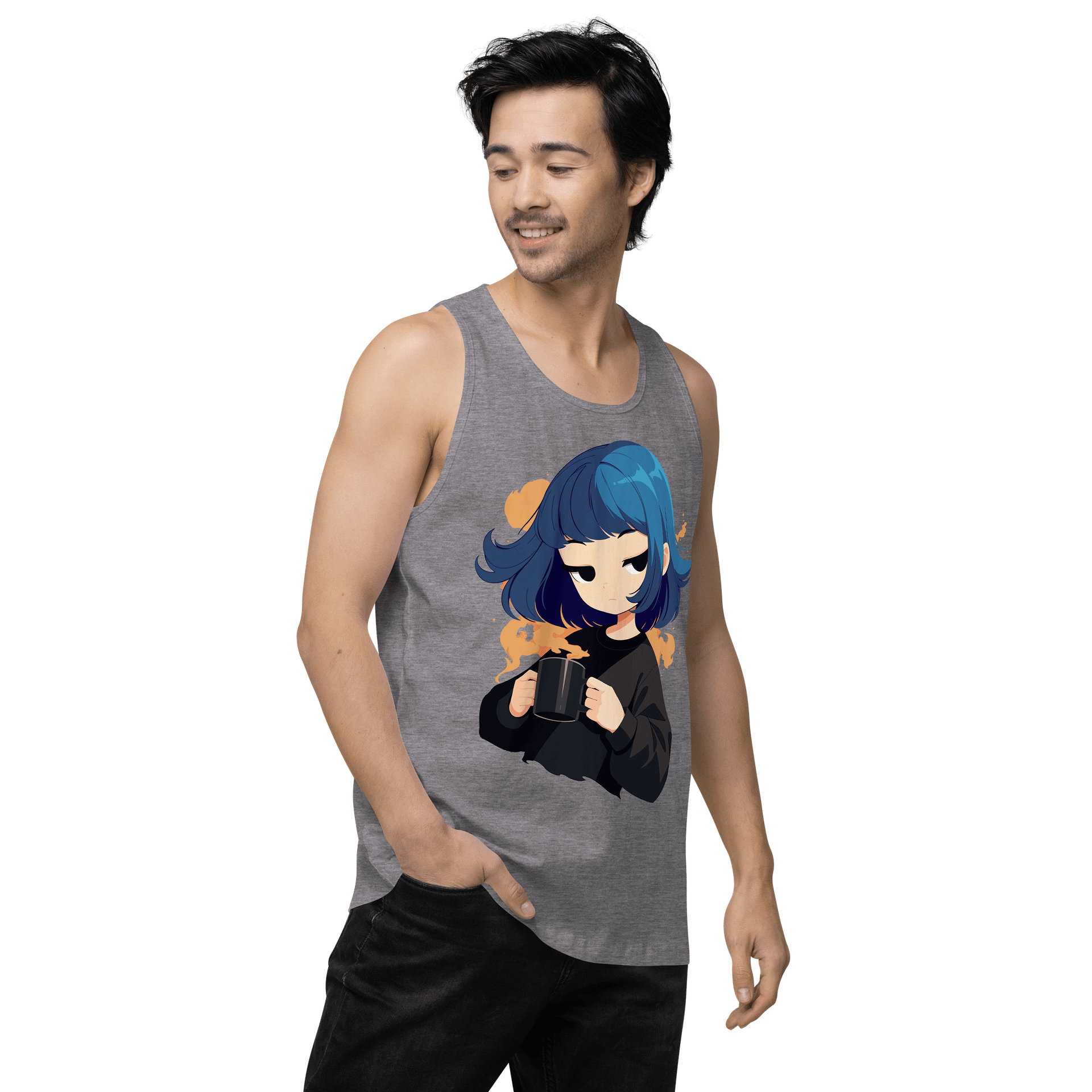 "Morning Mood" – Men's Premium Tank Top product image (4)