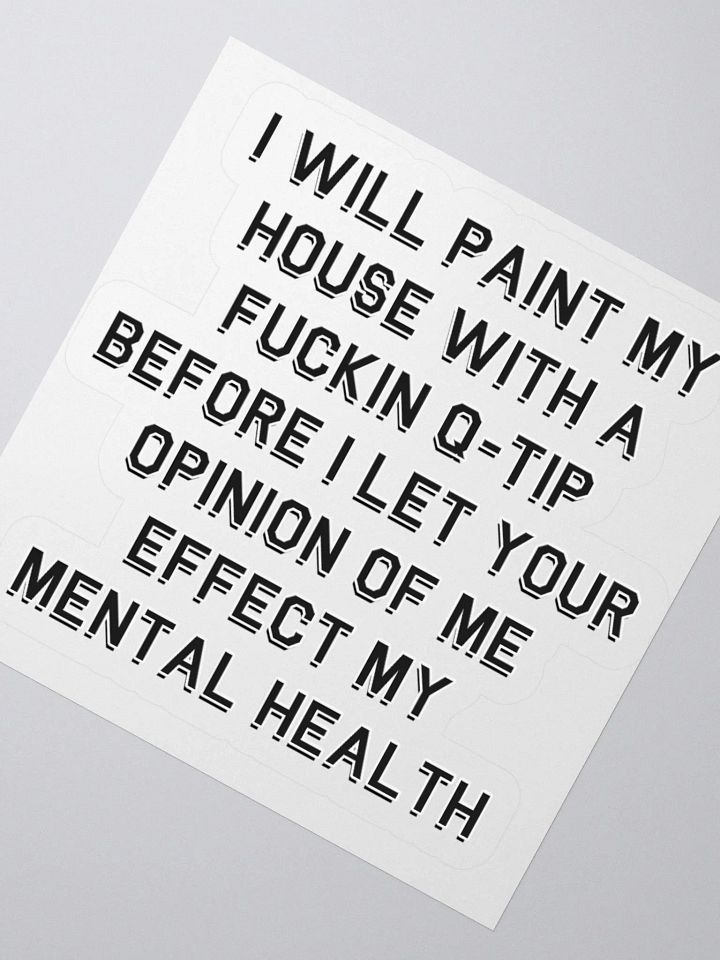 Q-Tip Sticker product image (5)