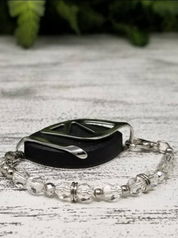 Shimmer Bracelet | Czech Glass | Handmade Accessory for Bellabeat Leaf Urban & Ivy product image (1)