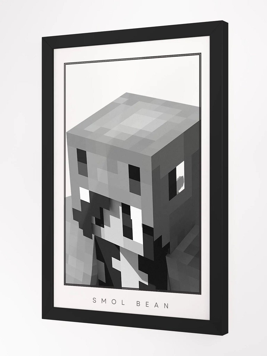 Framed Smol Bean Print product image (1)