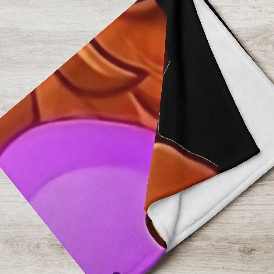 Playful dog Throw Blanket product image (17)