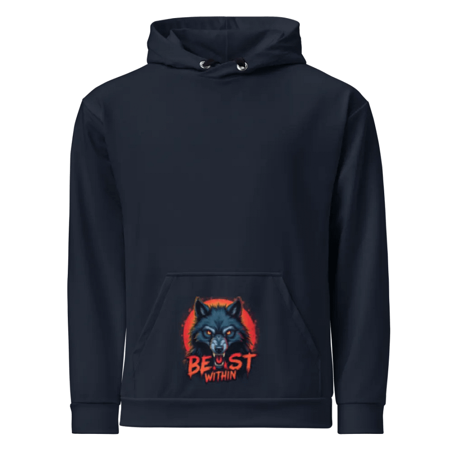 Novelty Wolf Beast Within Hoodie AOP (All Over Print) product image (4)