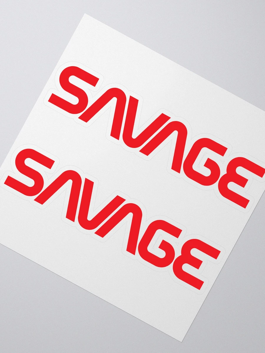 Savage Worm (Die-Cut Sticker) product image (2)