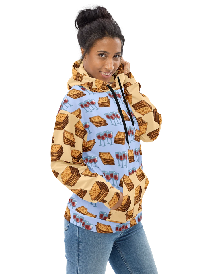 Passover Hoodie with Matzah and Wine product image (2)