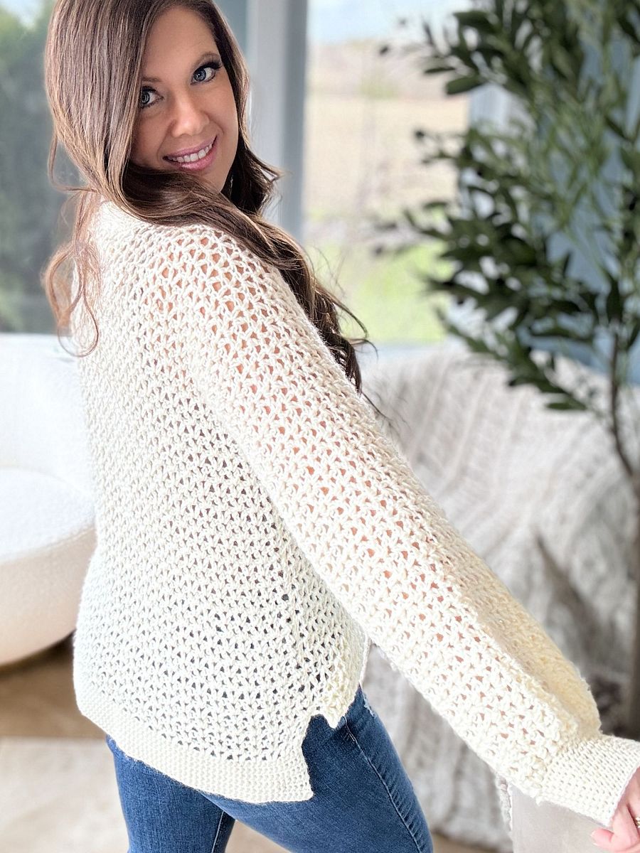 Mint to V Pullover Crochet Pattern product image (3)