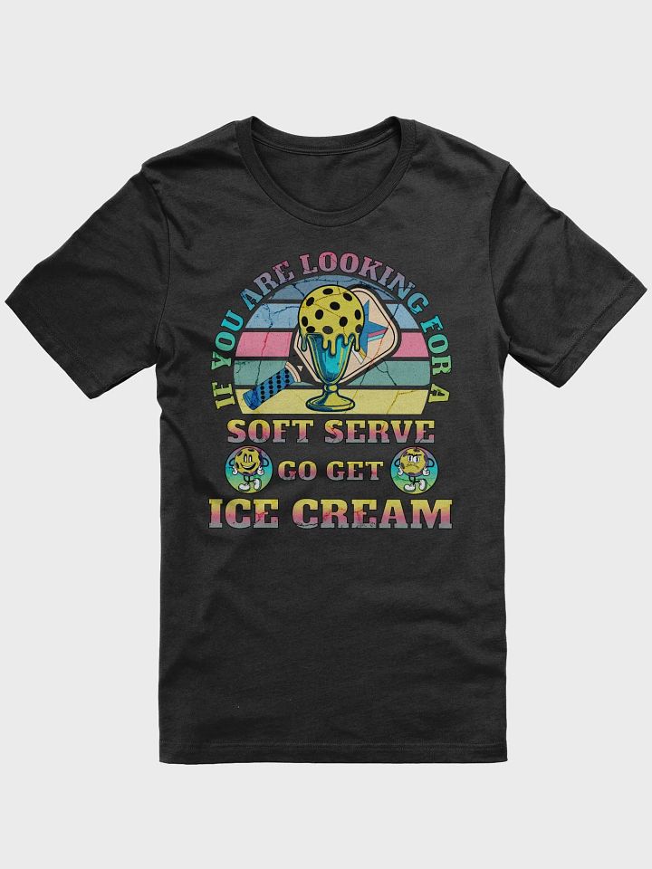 Soft Serve Go Get Ice Cream Pickleball T-Shirt product image (7)