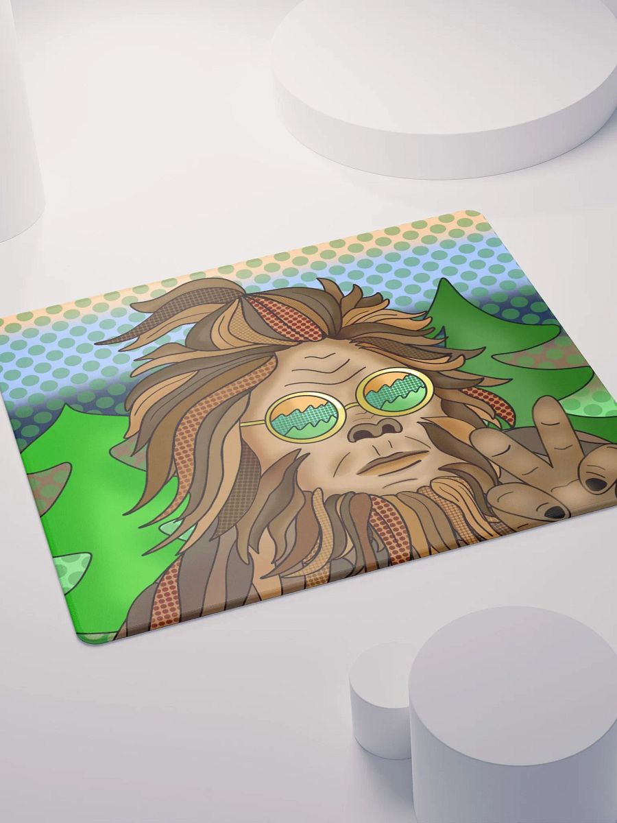 Retro Hippie Bigfoot Giving Peace Sign product image (4)