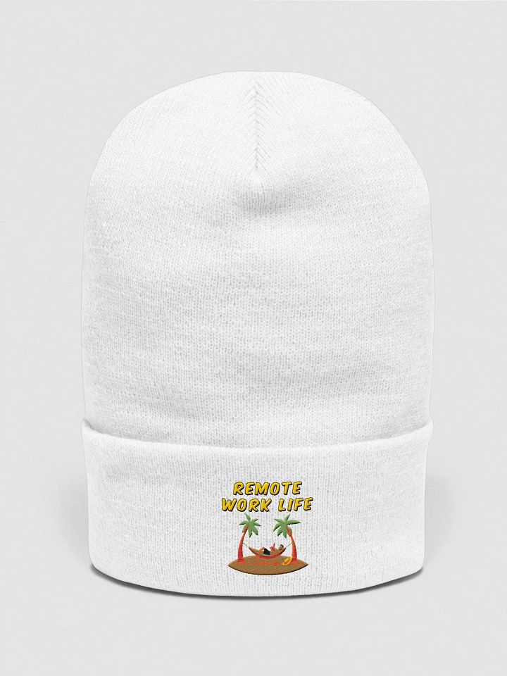 Remote Work Life Beanie product image (41)