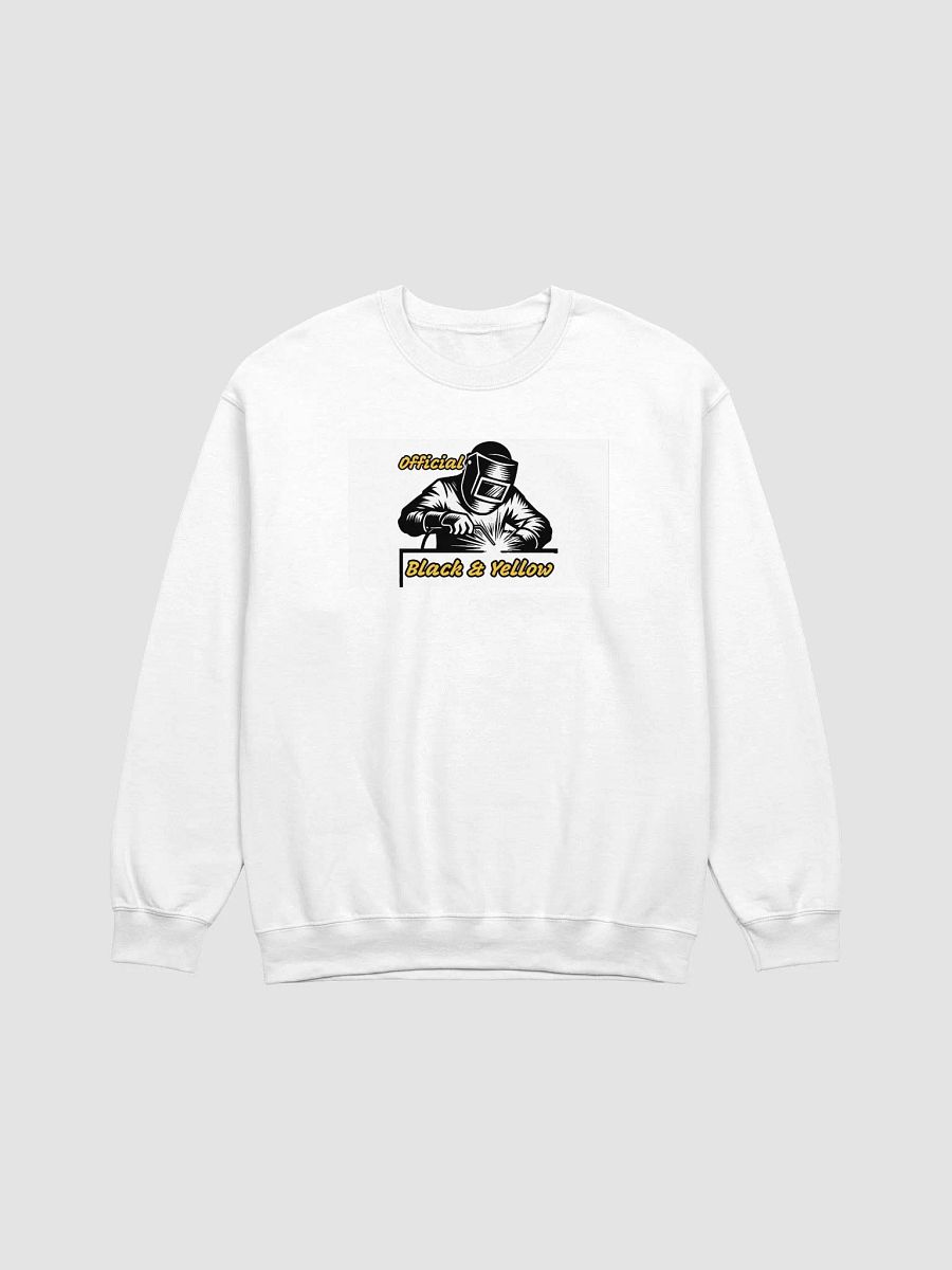 Official Black & Yellow Steel Welding Helmet Sweatshirt product image (1)