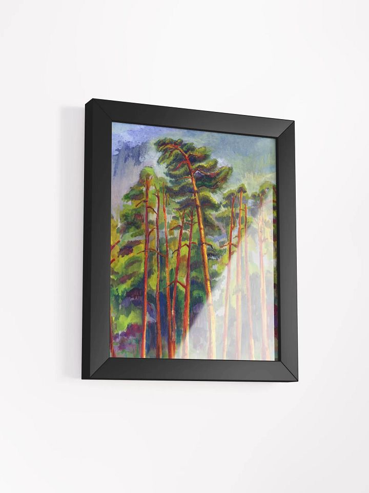 Enchanted Forest Framed Artwork - Dramatic Evening Pines product image (6)